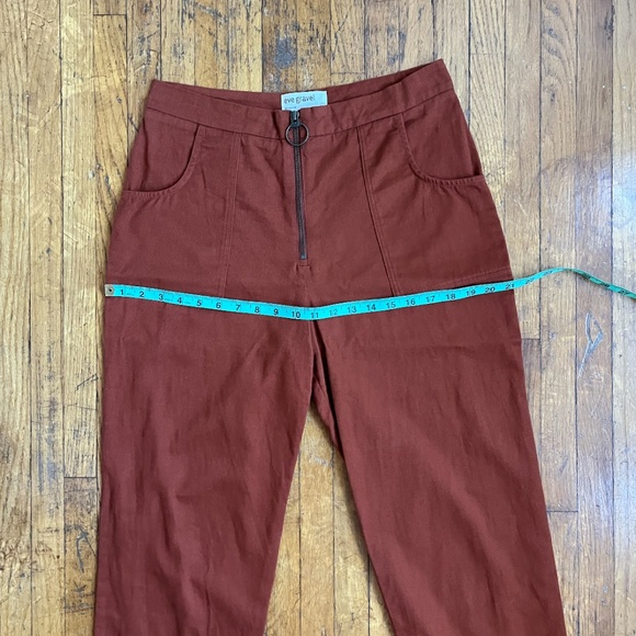 Eve Gravel Reed Pants - Size L - Terracotta - Picture 8 of 13